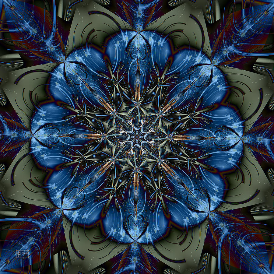 Bleu Belle Digital Art by Jim Pavelle
