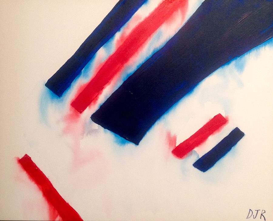 Bleu, Blanc et Rouge  Painting by Desmond Raymond