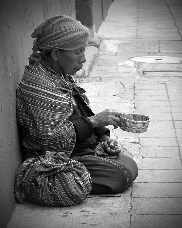 Blind Beggar Woman Photograph by Stephen Dennstedt