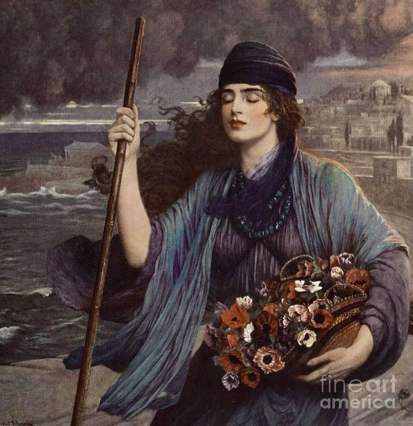 Blind Girl of Pompeii Painting by MotionAge Designs - Fine Art America