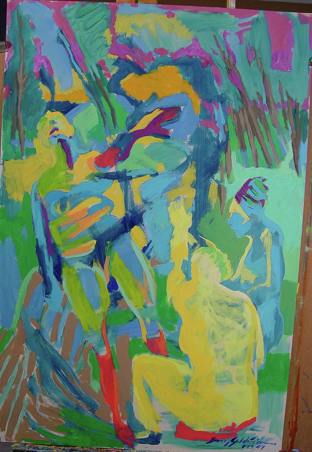 Blind Leading The Blind Painting By Barry Goldstein Fine Art America   Blind Leading The Blind Barry Goldstein 