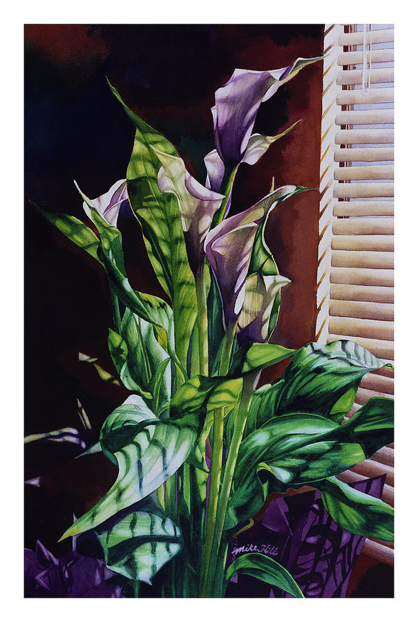 Blind Luck Lilies Painting by Mike Hill