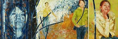 Blind Openings Painting by Joyce Polance Blind Openings Painting by Joyce Polance