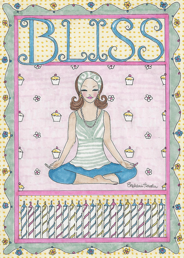 Bliss Mixed Media by Stephanie Hessler