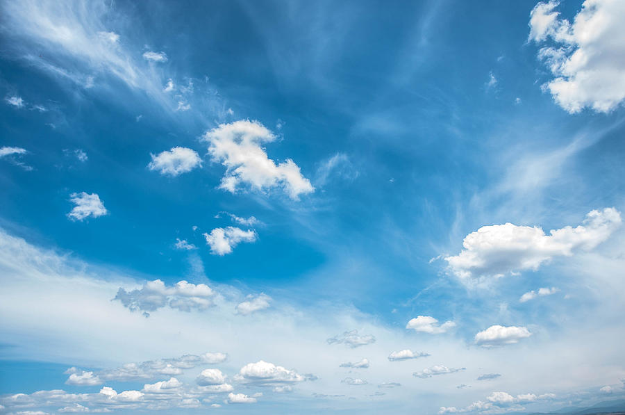 Sky Photograph - Blissful Blue by Nicole Radlow