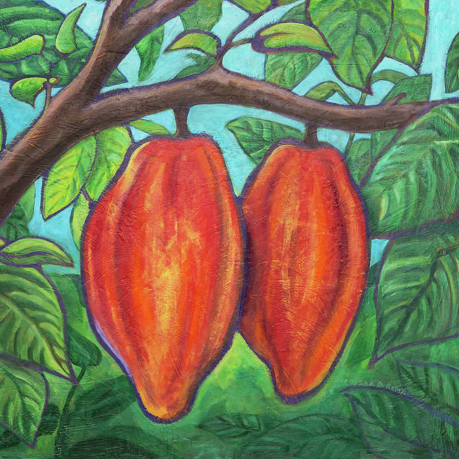 Blissful Cacao Painting by Tara D Kemp