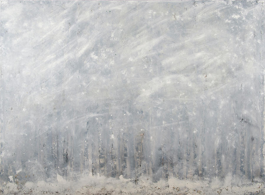 Blizzard Painting by W Lawrence