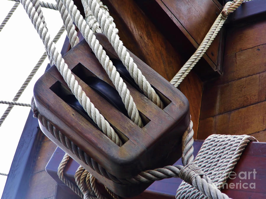 Block And Tackle Photograph by D Hackett