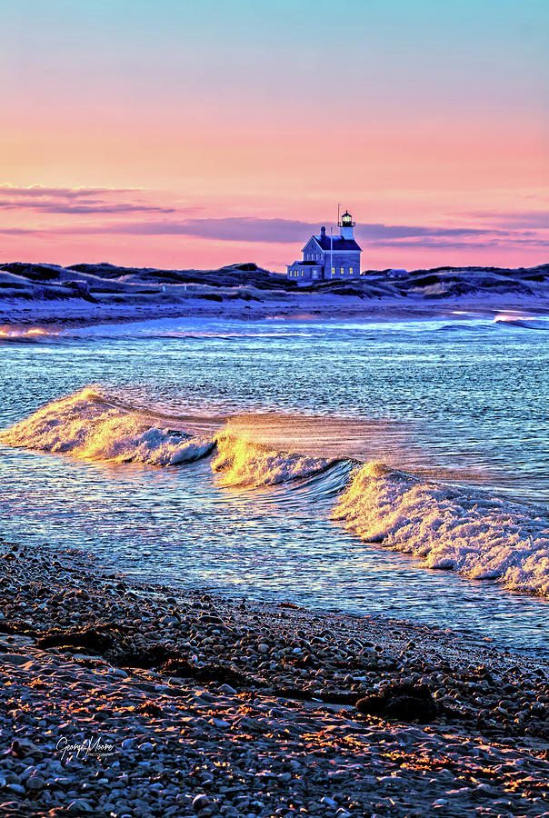 Block Island North Light Photograph by George Moore