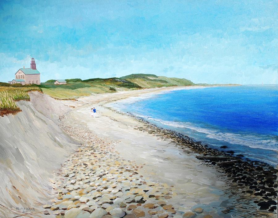 Block Island Proposal Painting by Keith Wilkie
