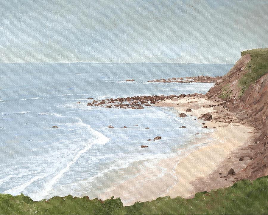 Block Island Study Painting by Keith Wilkie