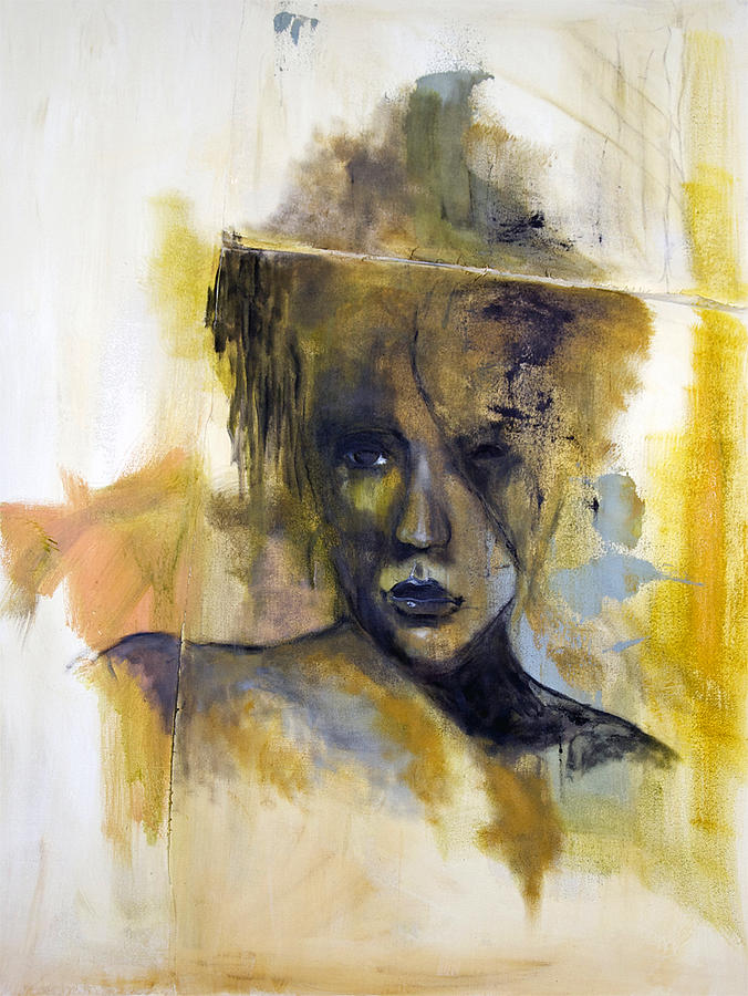 Portrait Painting - Block IV by Regina Baumann