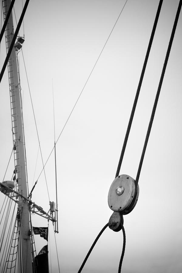 Rigging onboard United States Coast Guard Eagle Photograph by Mike ...