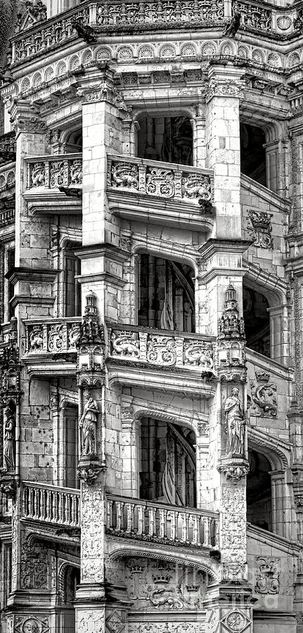 Blois Castle Staircase Photograph by Olivier Le Queinec