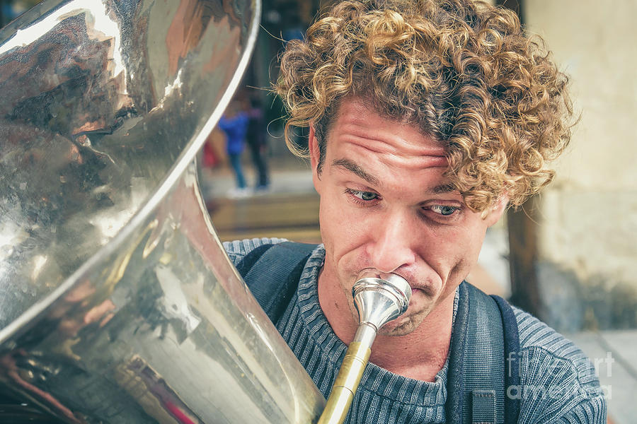 Alto Photograph - Blonde Trombone by Luca Lorenzelli Alto Photograph - Blonde Trombone by Luca Lorenzelli