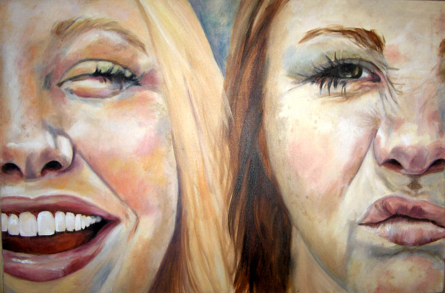 Portrait Painting - Blondes Have More Fun by Alyson Harris