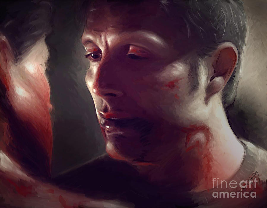 Hannibal Season 3 Finale Digital Art - Blood and Breath by Dori Hartley