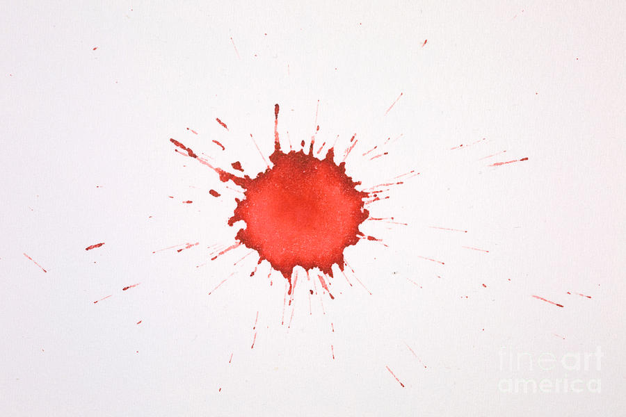 Blood Droplet Photograph by Ted Kinsman