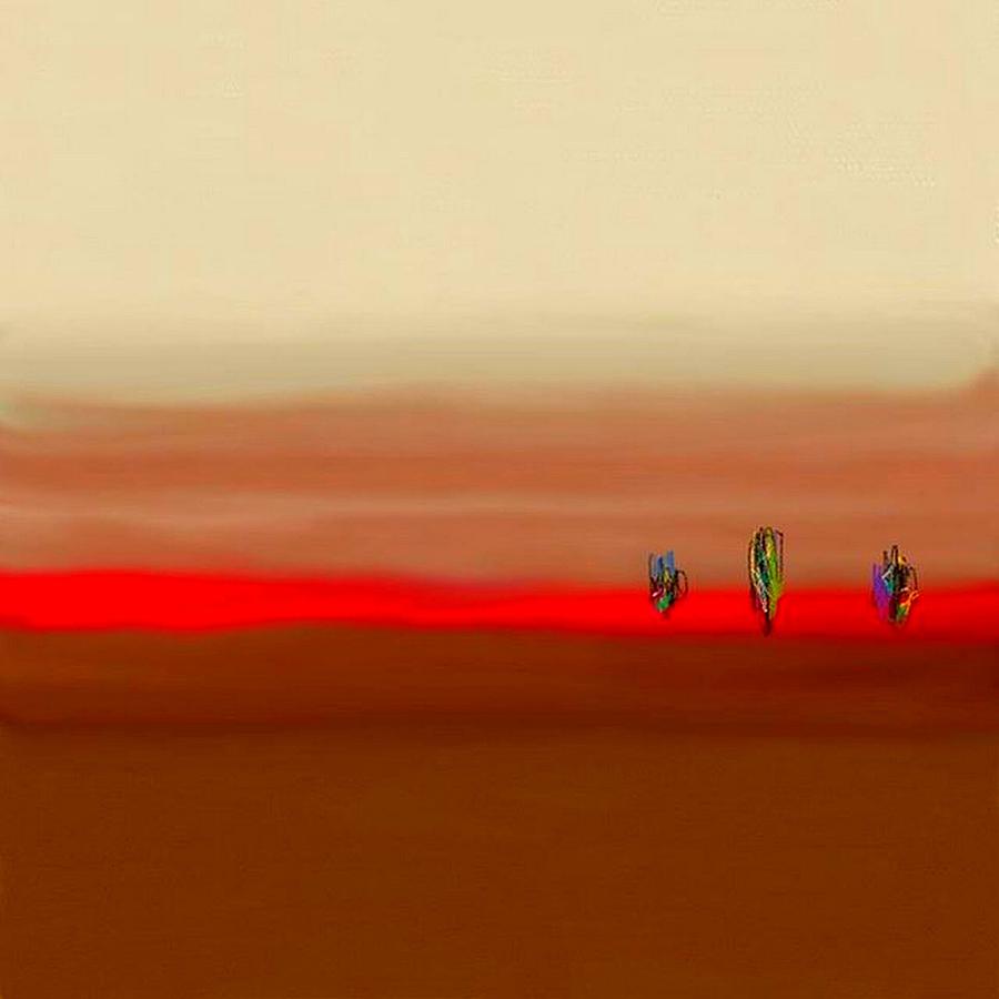 Abstract Photograph - Blood Line by Charles Brown