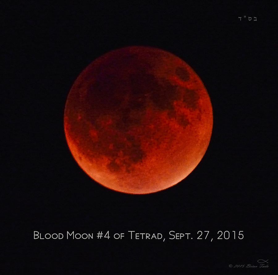 Blood Moon #4 Of Tetrad, Without Location Label Photograph