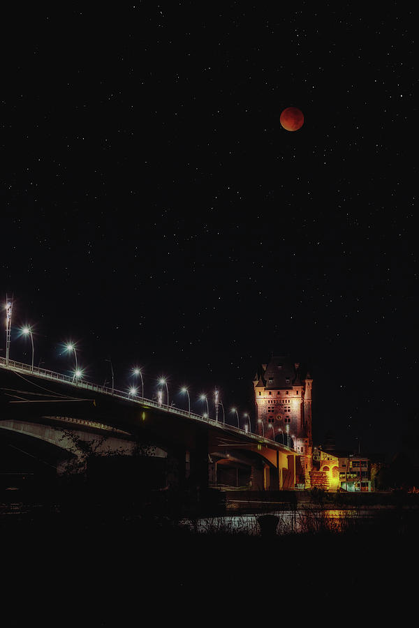 Blood Moon Photograph by Marc Braner