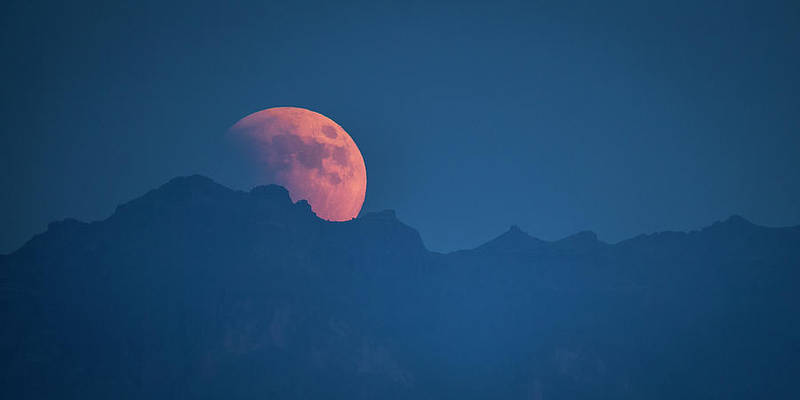 Blood Moon Rising Photograph by Jay Beckman