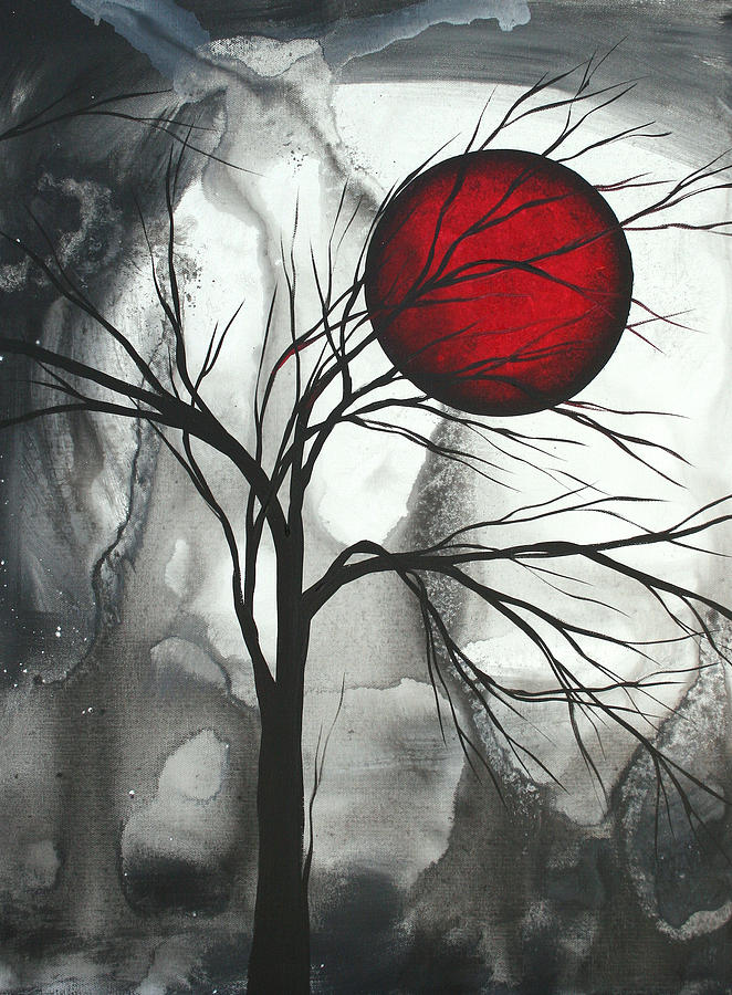 Huge Painting - Blood of the Moon 2 by MADART by Megan Duncanson