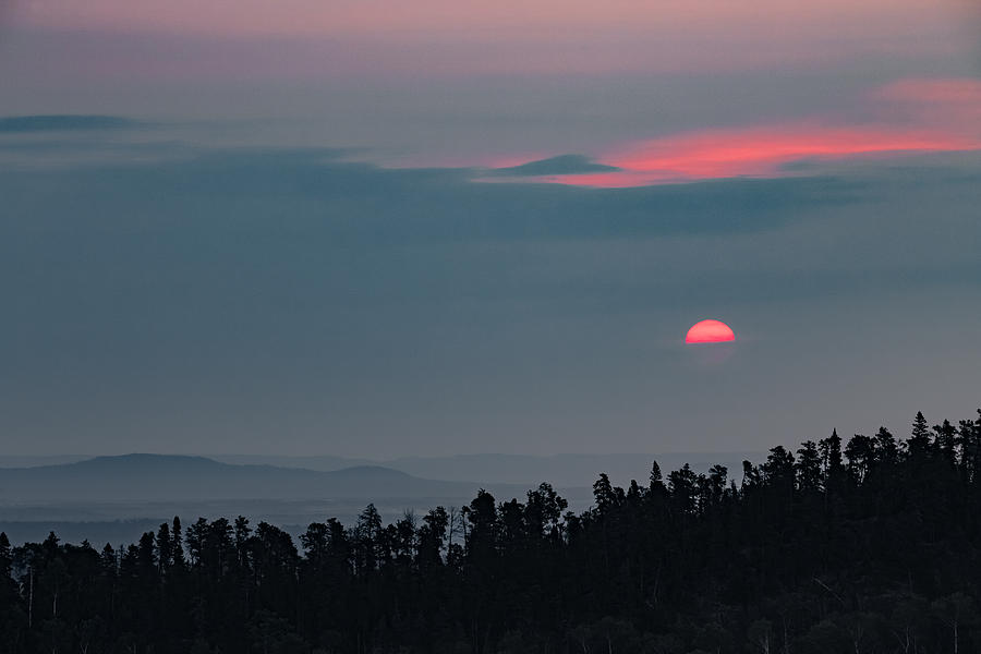 Blood Red Sun Photograph by Jakub Sisak