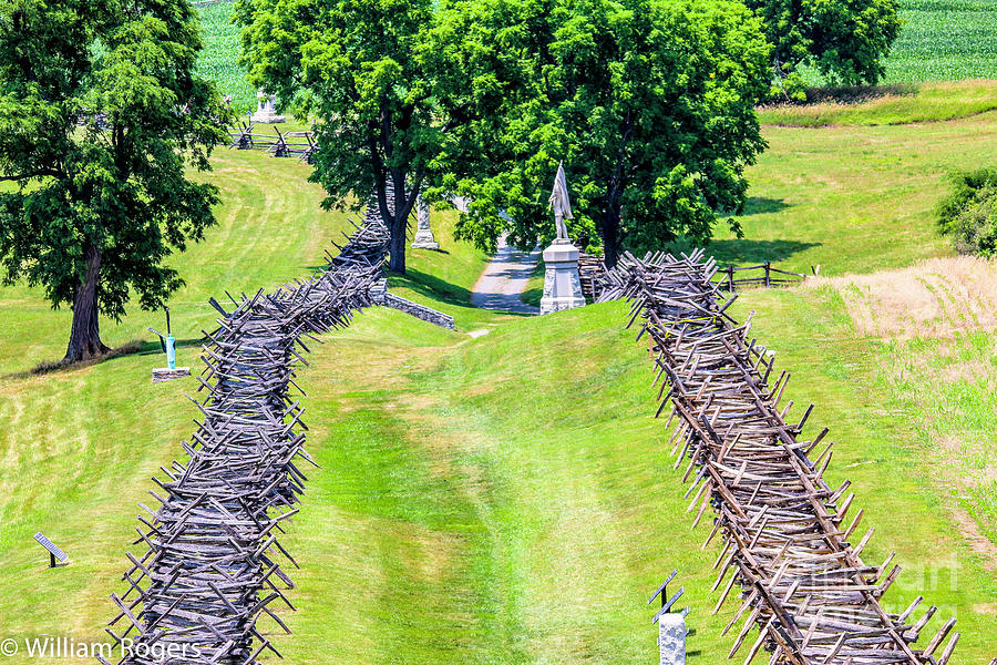 bloody Lane Antietam Battlefield Photograph by William E Rogers