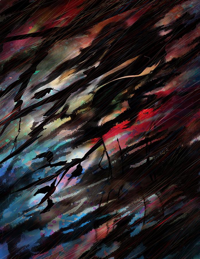 Armageddon Digital Art - Bloody Rain by William Russell Nowicki