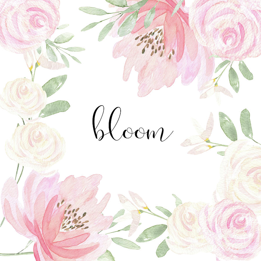 Bloom In Pastel Digital Art by Sylvia Cook