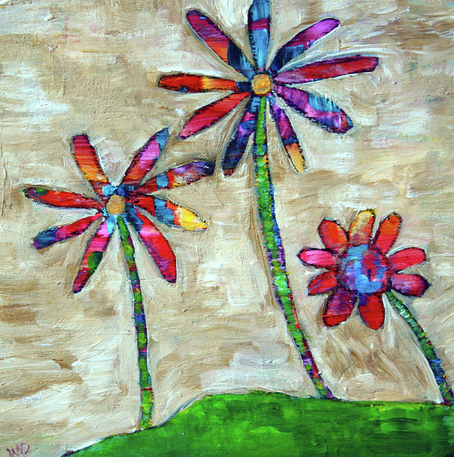 Bloom Trees Painting by Winonas Sunshyne