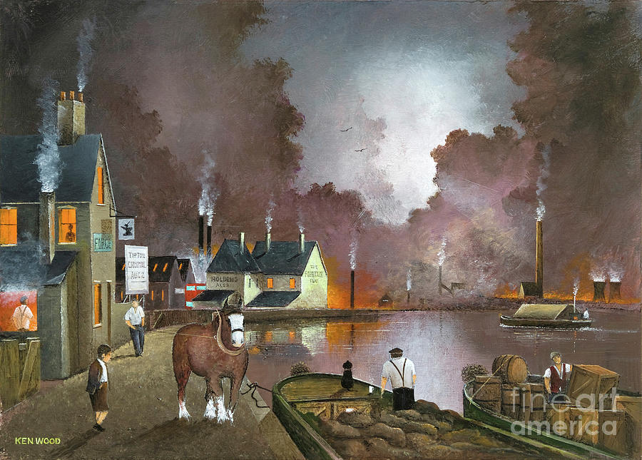 Bloomfield Basin, Tipton - England  Painting by Ken Wood