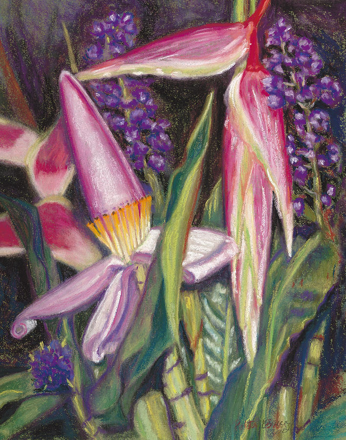 Unique Painting - Bloomin Banana by Patti Bruce - Printscapes