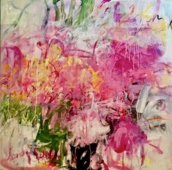 Bloomin Pink Painting by Sandy Welch