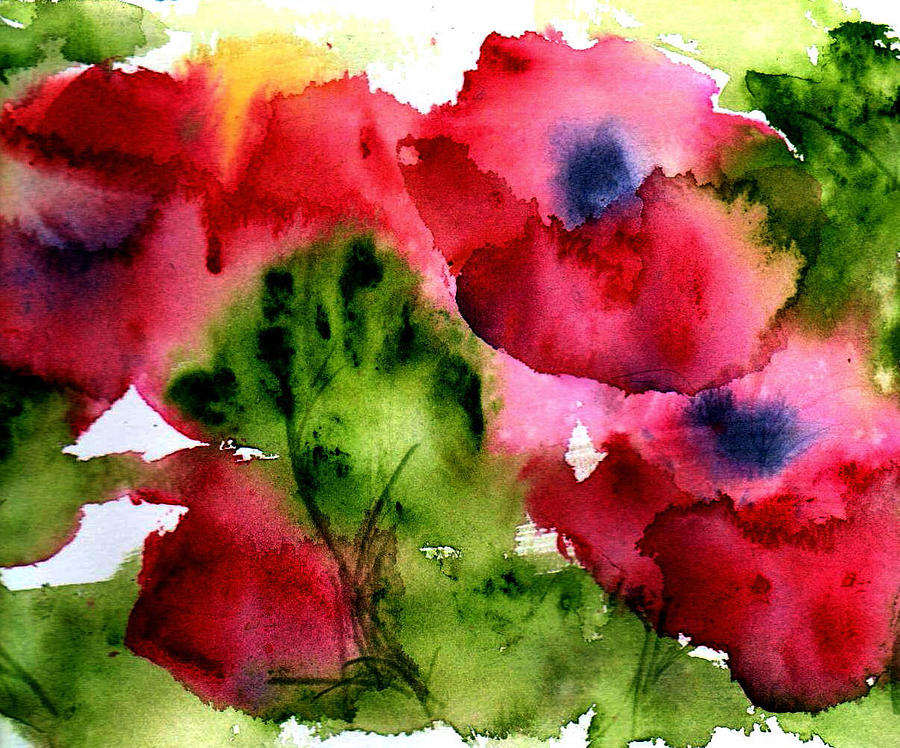 Spring Painting - Blooming by Anne Duke