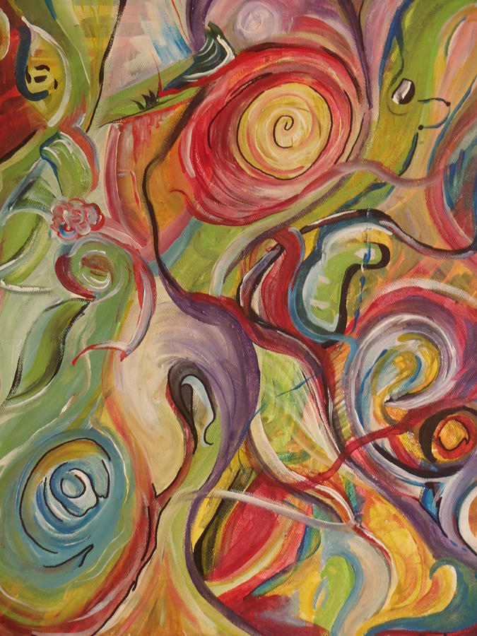 Abstract Painting - Blooming by Made by Marley