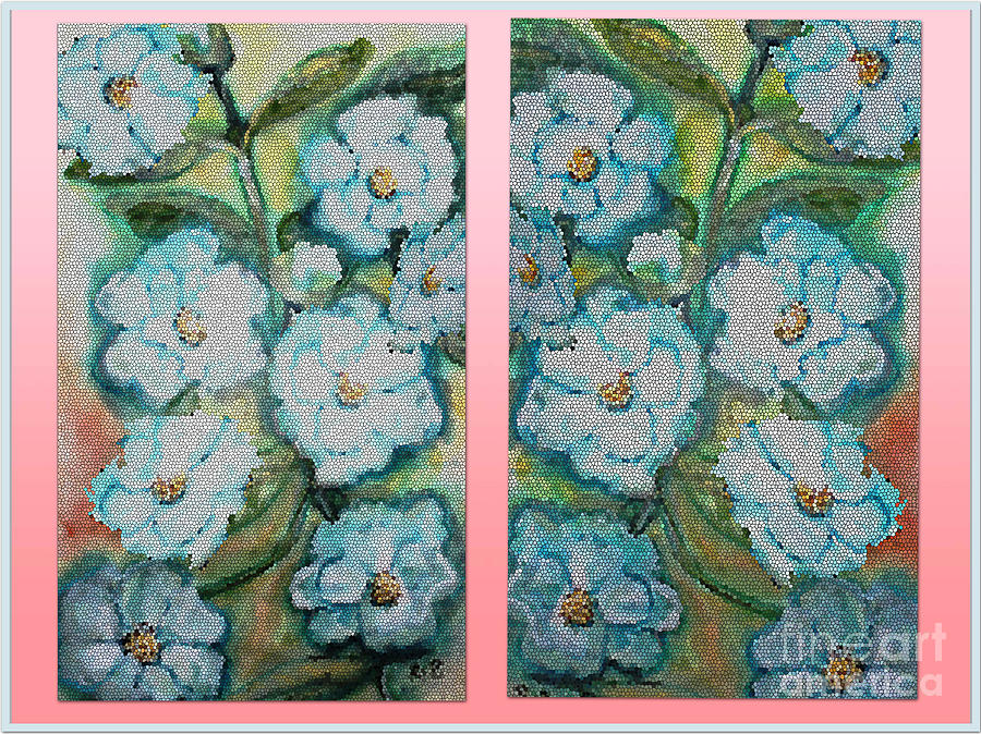 Blooming Magnolias Painting by Rita Brown