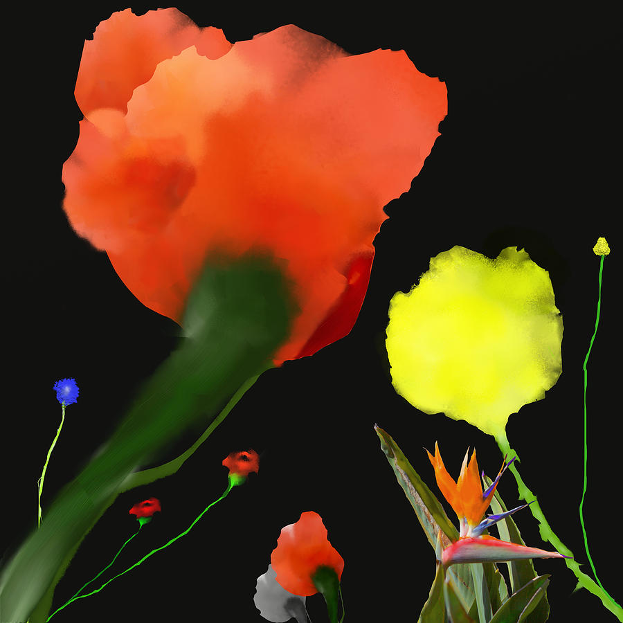 Blooming Digital Art by SC Heffner
