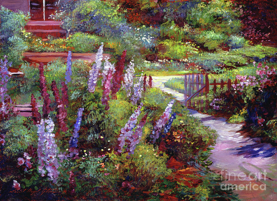 Blooming Splendor Painting by David Lloyd Glover