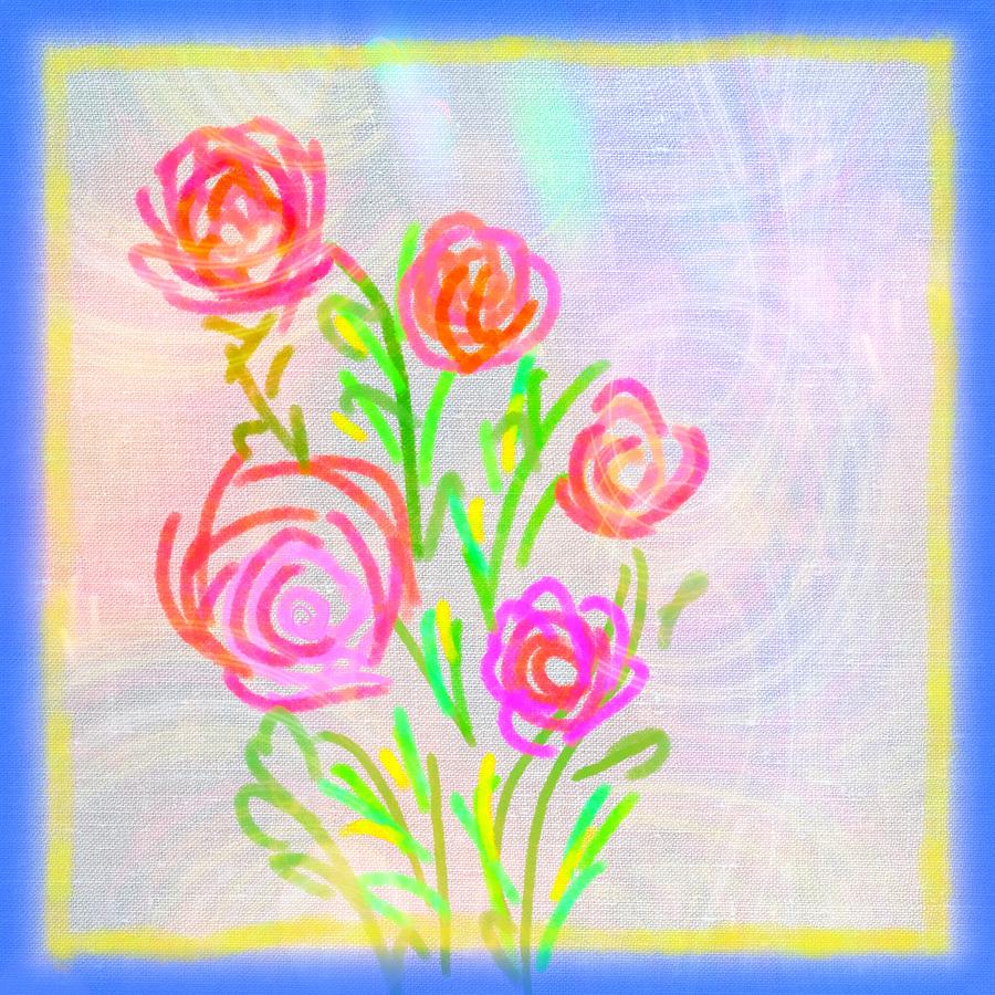 Flower Digital Art - Blossom  by Chandana Arts