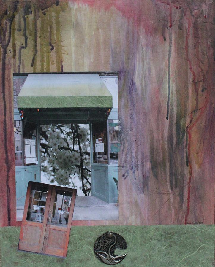 Door Mixed Media - Blossom Door by Claudia Stewart Door Mixed Media - Blossom Door by Claudia Stewart