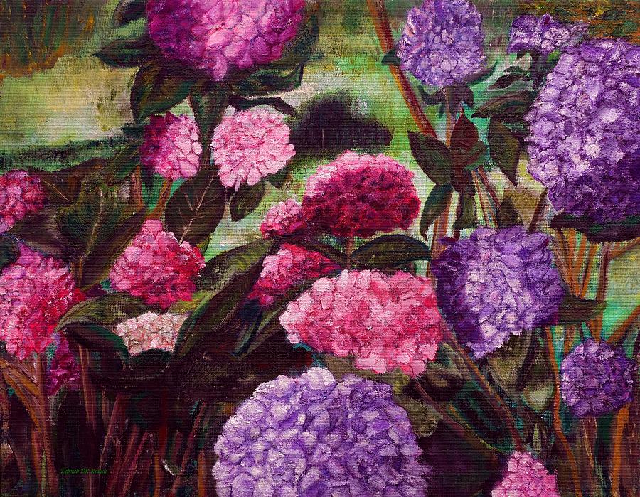 Blossom in the Garden Painting by Deborah D Russo