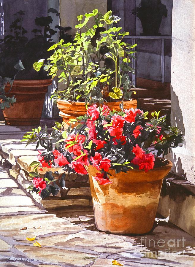 Flower Painting - Blossom Niche by David Lloyd Glover