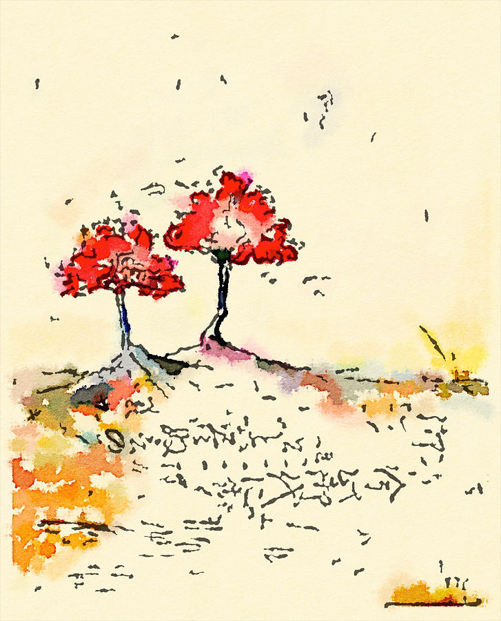 Blossom Painting by Vanessa Katz