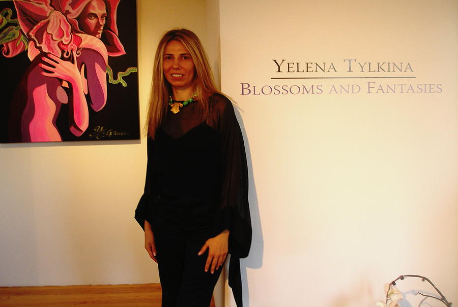 Woman Photograph - Blossoms and Fantasies by Yelena Tylkina