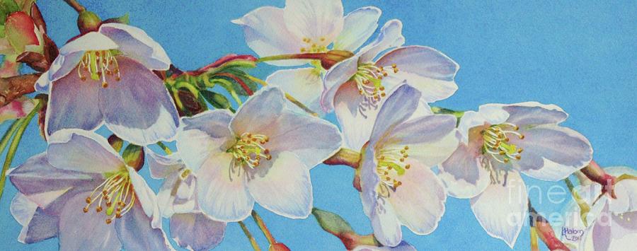 Blossoms Painting by Greg and Linda Halom