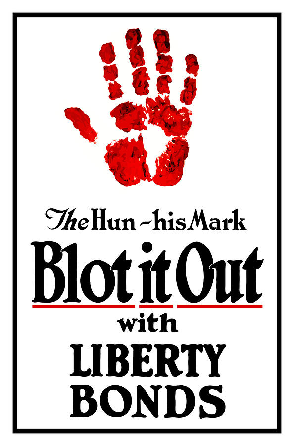 Liberty Bonds Mixed Media - Blot It Out With Liberty Bonds by War Is Hell Store