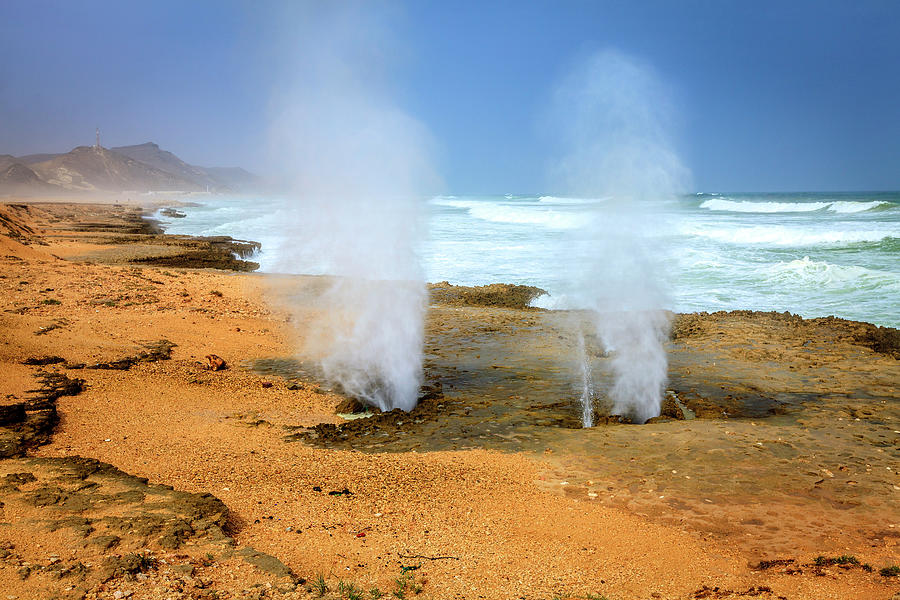Blow holes Photograph by Alexey Stiop