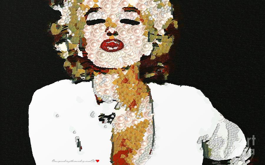 Blow Me A Kiss Marilyn Monroe In The Mix Painting